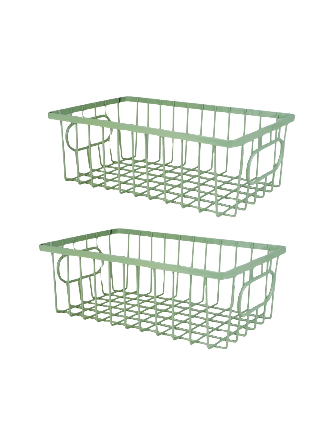 Go Hooked Pack of 2 Storage Organizer Basket Bin 10 Inch