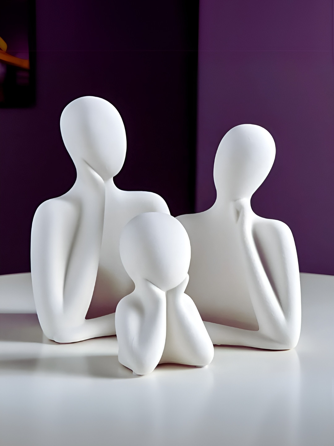 CraftVatika White Figurine Showpiece