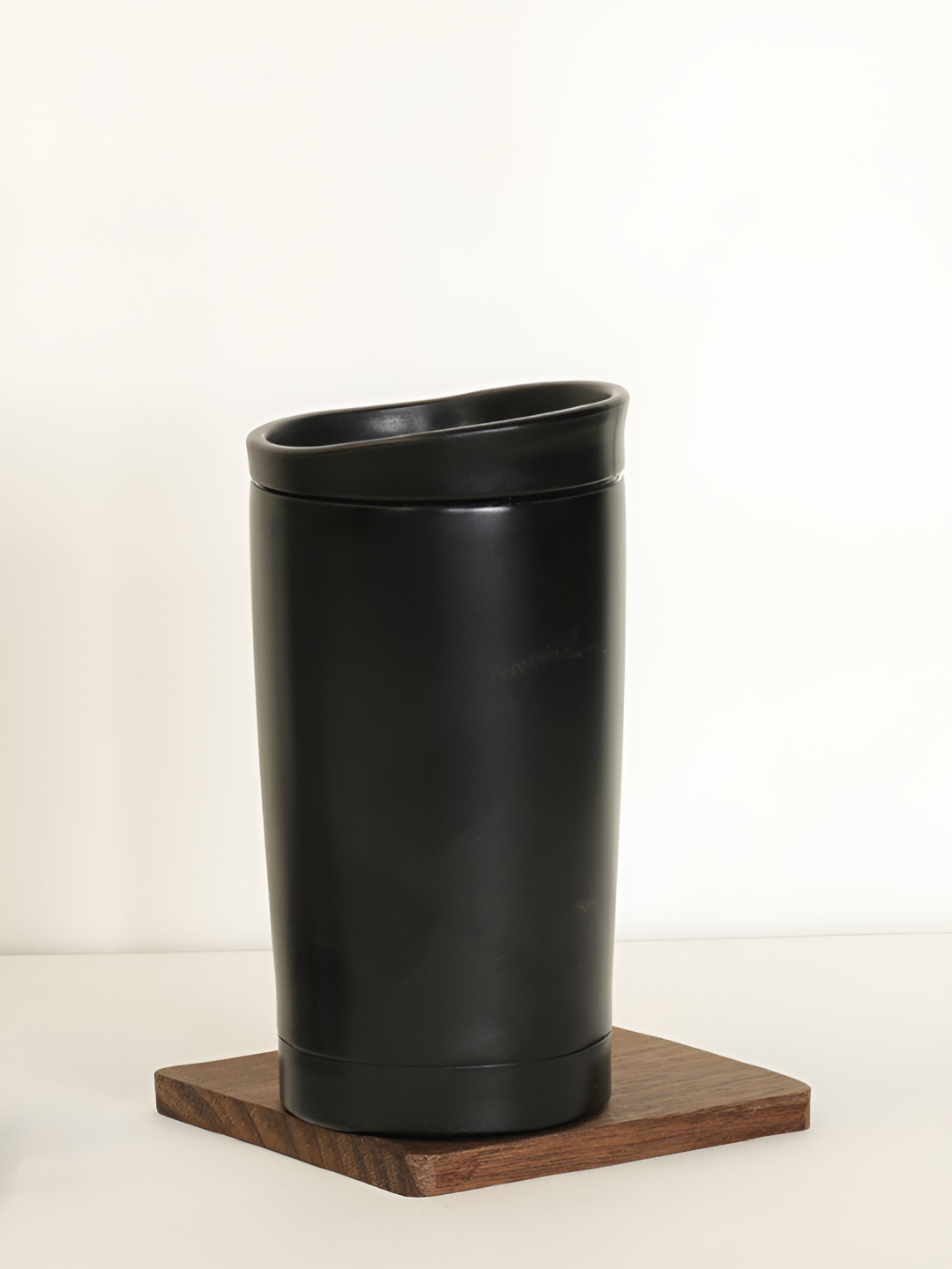 WAABI - SAABI Black Stainless Steel Dishwasher Safe Mug-350ml