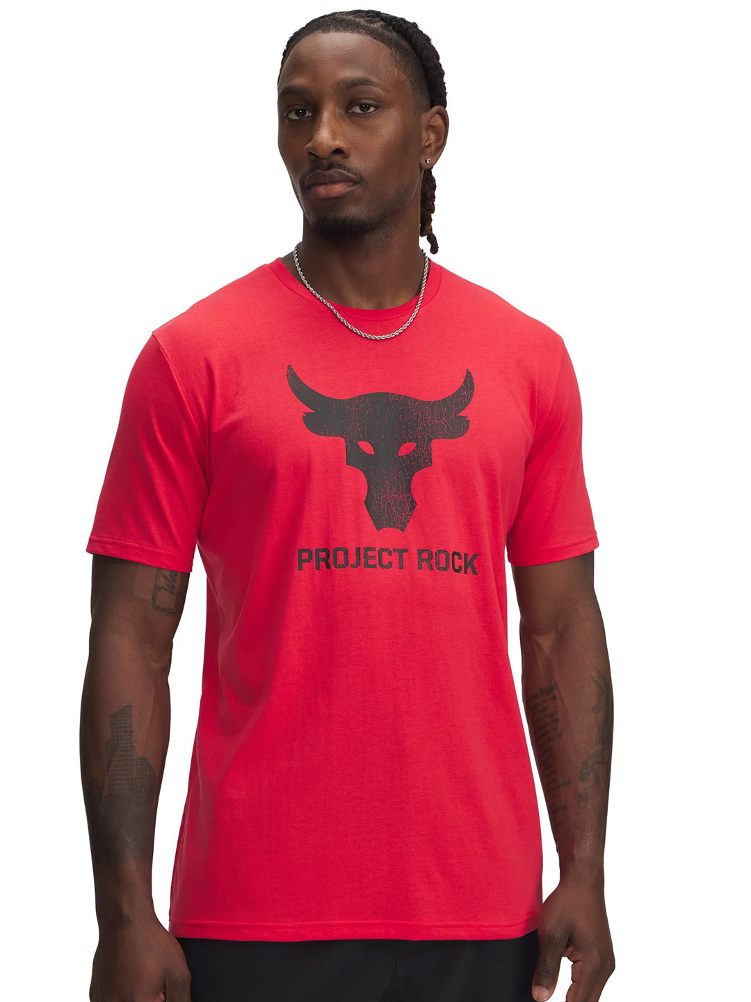 UNDER ARMOUR Project Rock Payoff Graphic Printed Short Sleeves T-Shirt