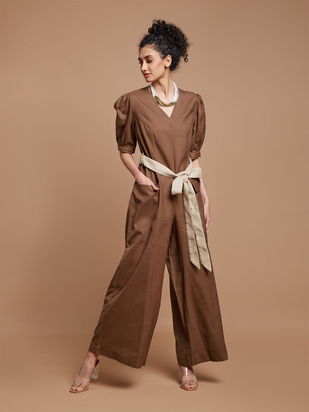 Chhaya Gandhi Design Studio Printed Basic Jumpsuit