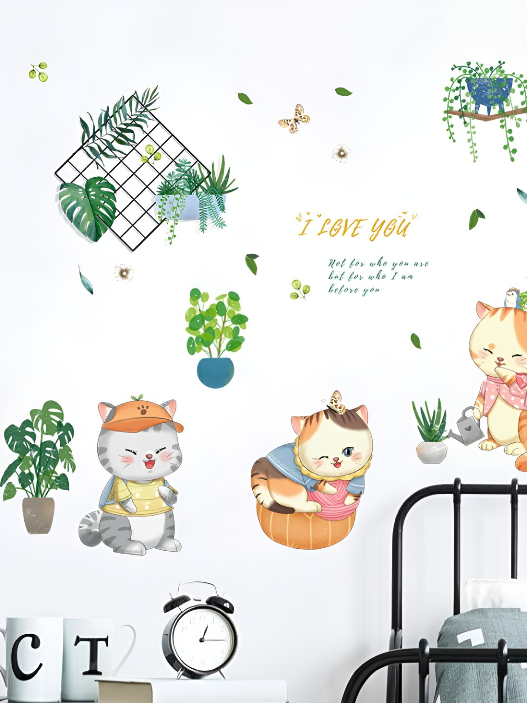 INDIAN ROYALS Green & Brown Printed Self-Adhesive WallStickers