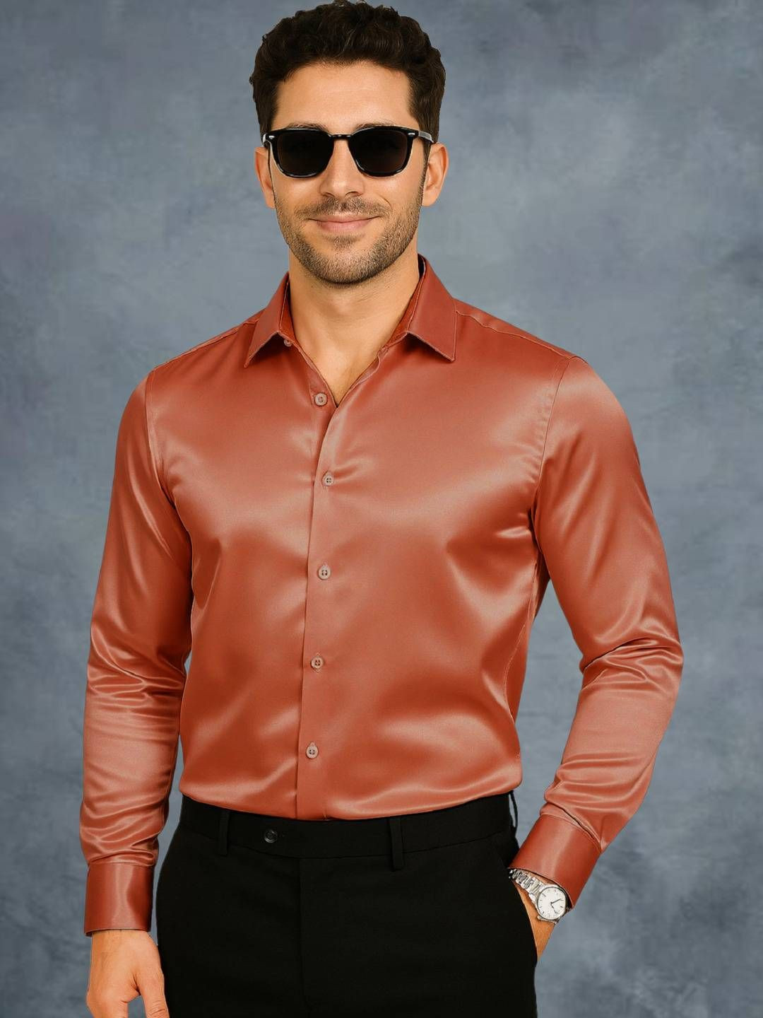 SOLSTICE Men Comfort Party Shirt