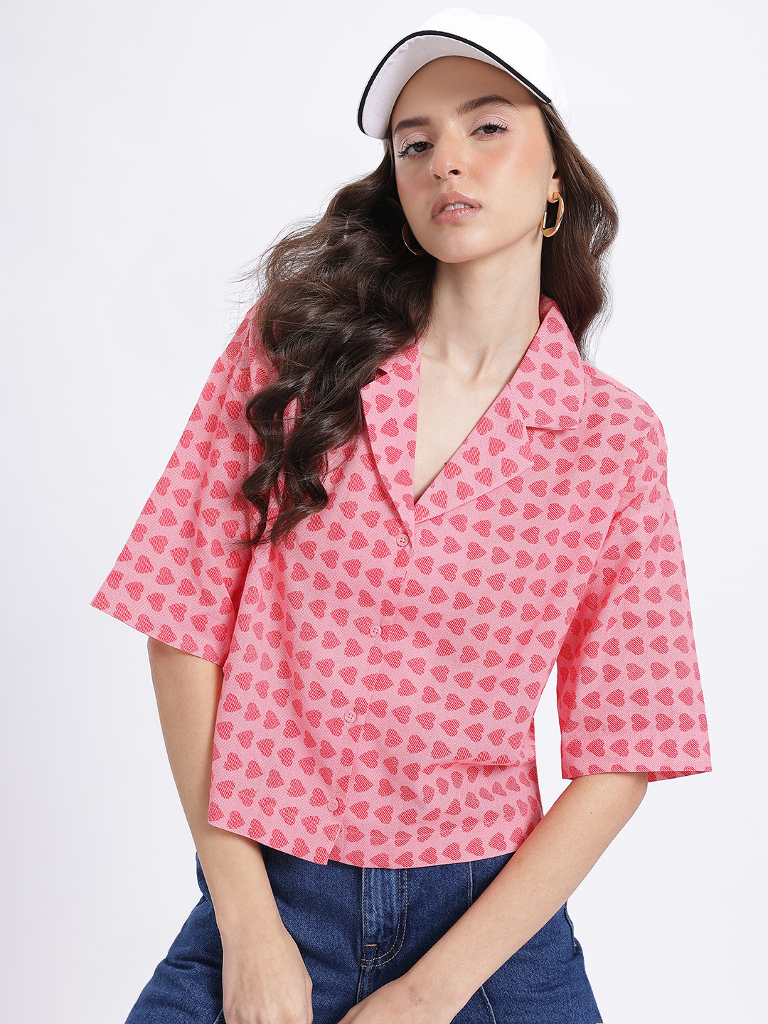 glitchez Conversation Printed Relaxed Fit Shirt
