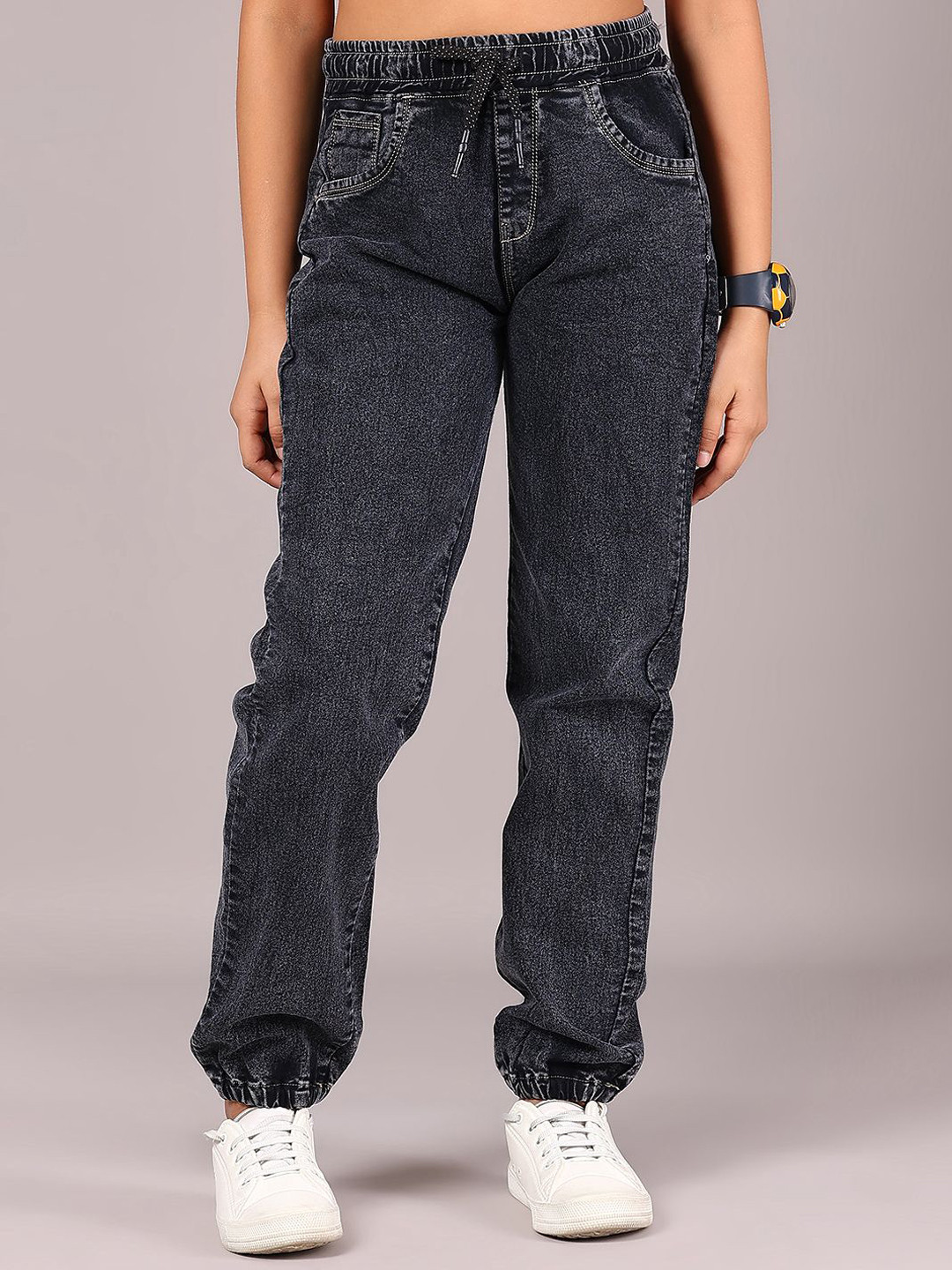 V-Mart Girl Mid-Rise Slim Fit Clean Look Light Fade Jeans
