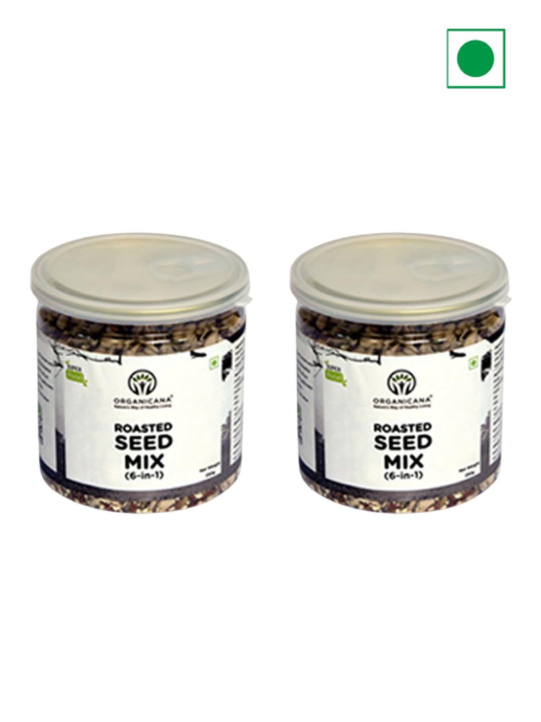 Organicana Set Of 2 6 In 1 Roasted Mixed Seeds - 250 g Each