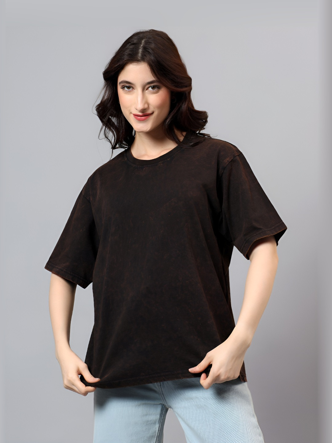 BELTLY Women Raw Edge T-shirt