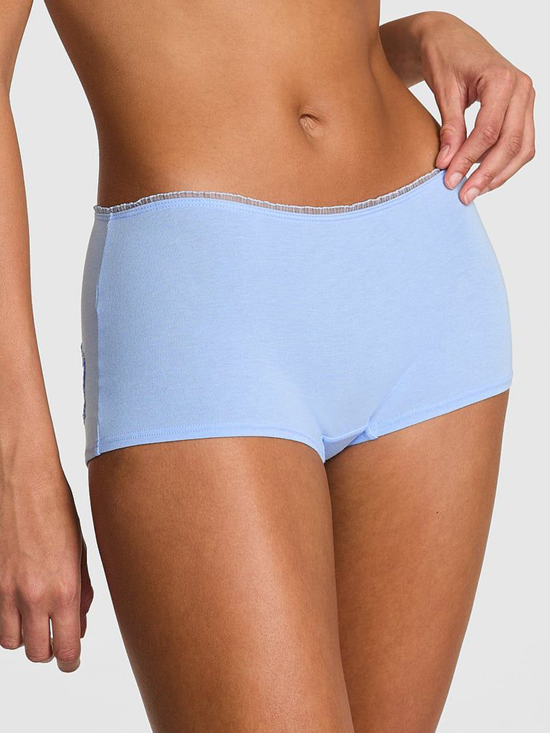 Victoria's Secret PINK Cotton Daisy Patch Boyshort Panty