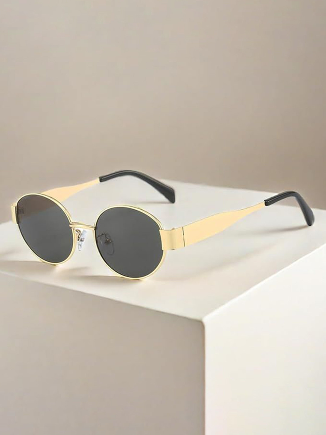 DEXENT COLLECTION Half Rim Oval Shaped with UV Protected Lens Sunglasses