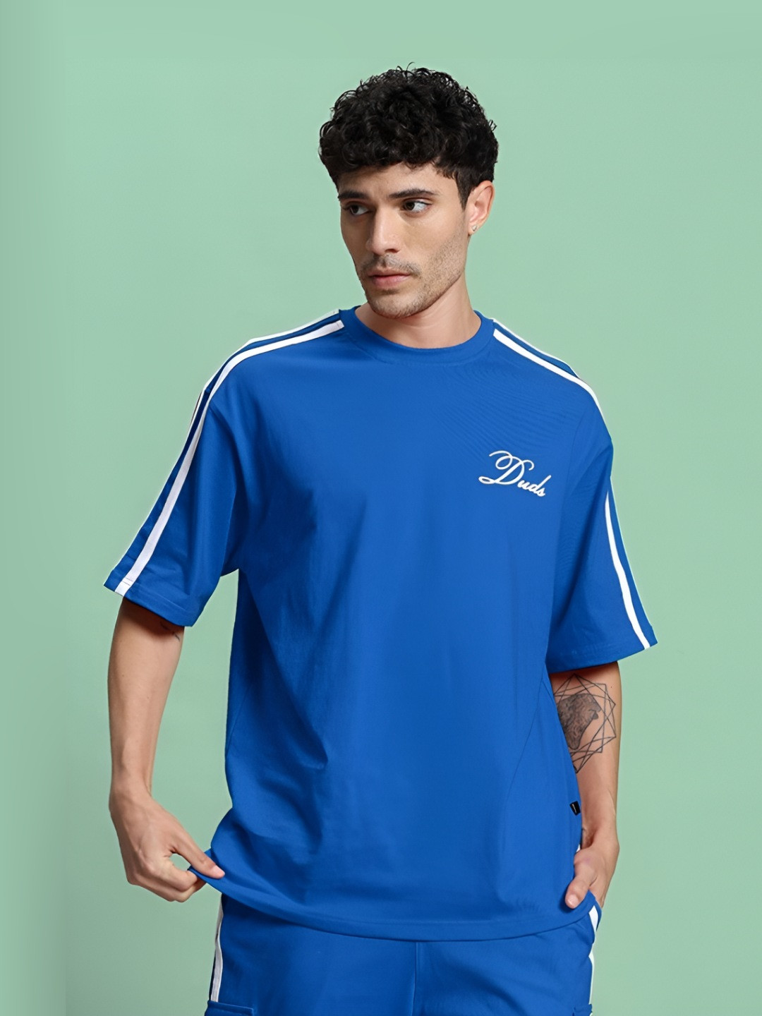 WEARDUDS Scotia Round Neck Cotton Oversized T-shirt