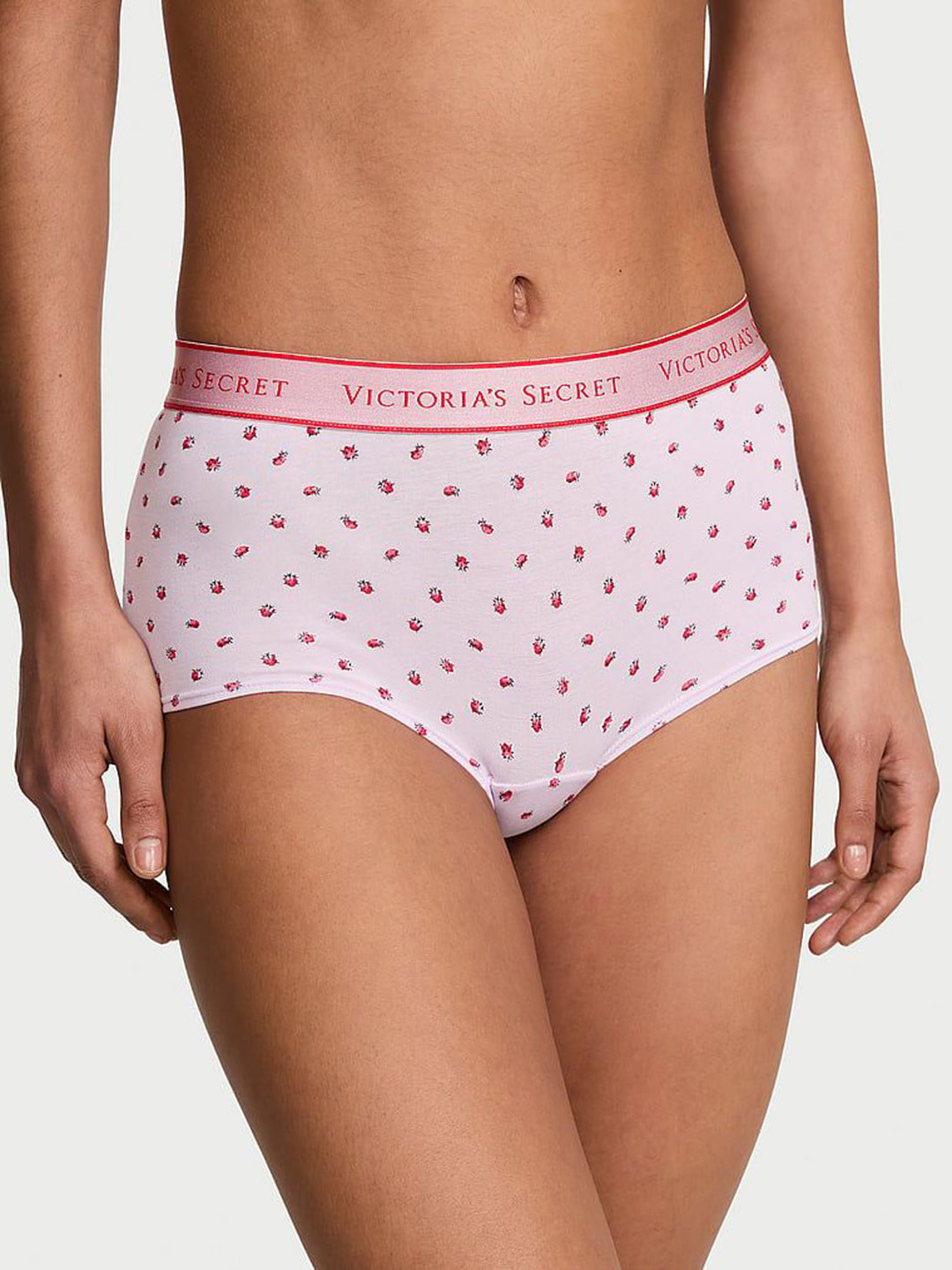 Victoria's Secret Soft Logo Cotton Boyshort Panty