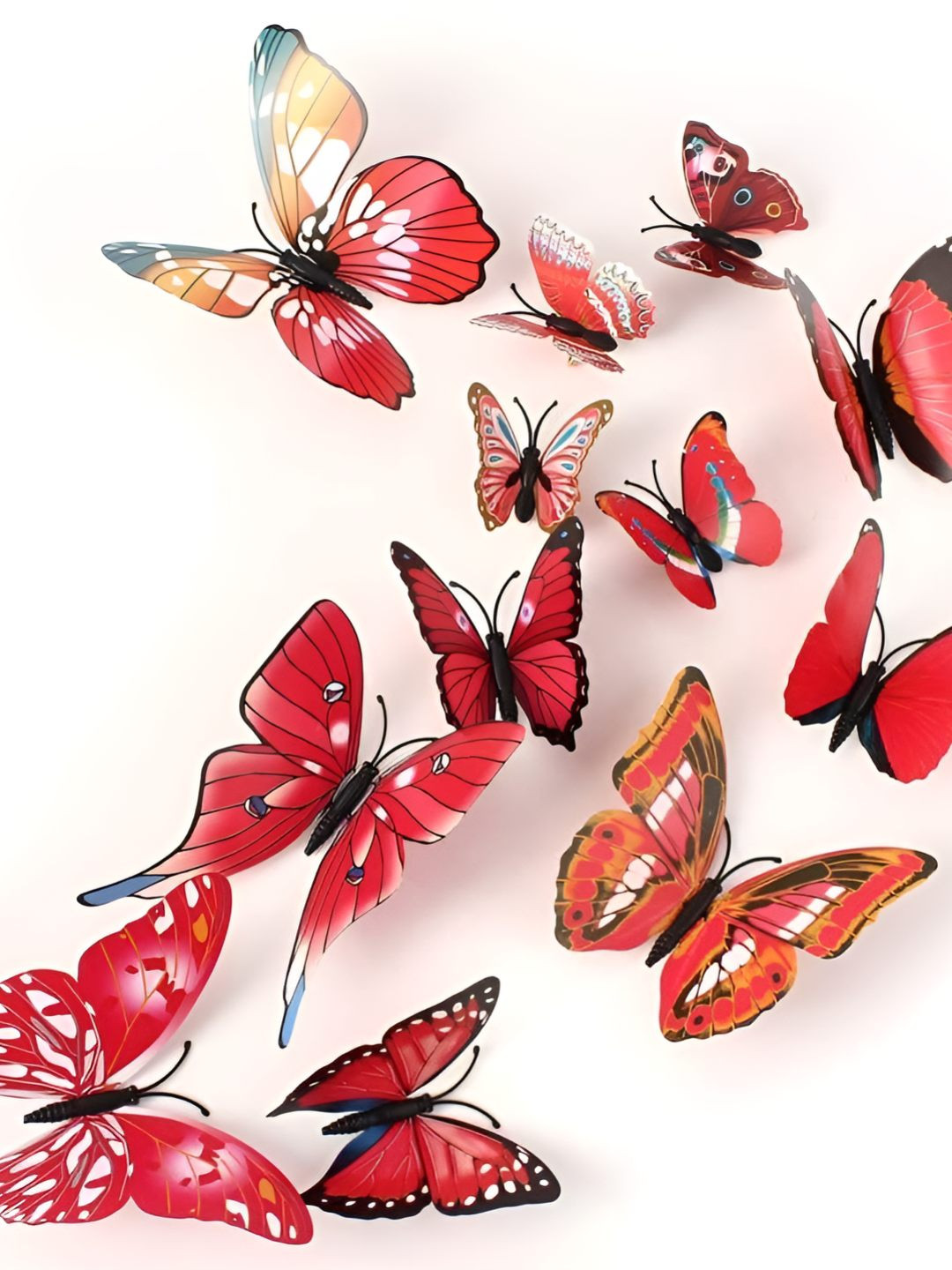 INDIAN ROYALS Red & Black Printed Self-Adhesive & Durable Wall Sticker