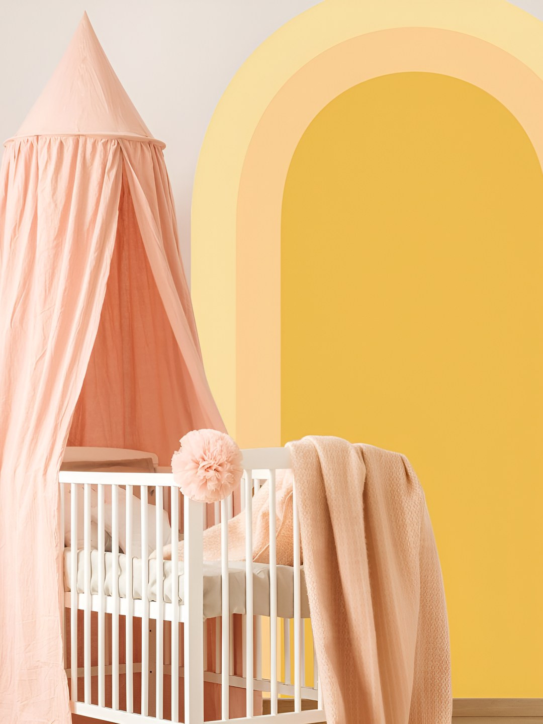 INDIAN ROYALS Yellow colored Simple Printed Self-Adhesive & Durable Wall Sticker