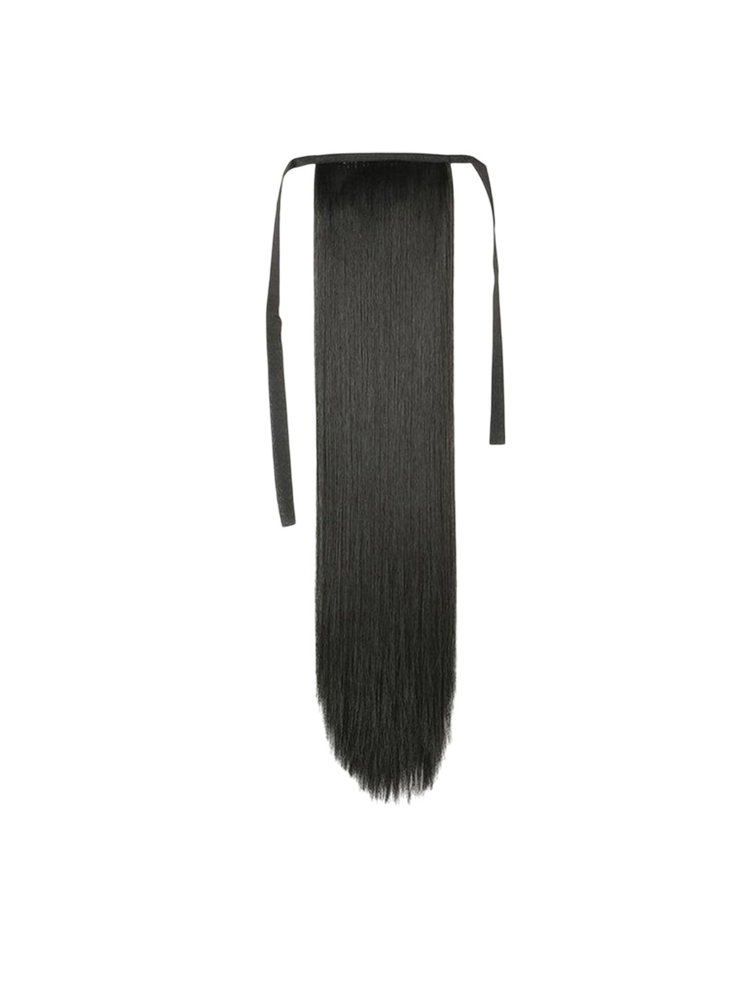 VIEWS Tape In Straight Ponytail Hair Extension- Black- 21.6 Inch