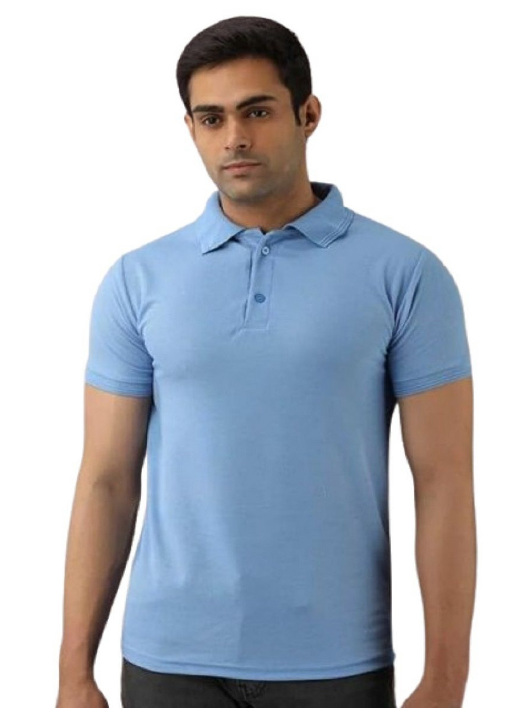 ATTITUDE START OF FASHION Men Polo Collar T-shirt