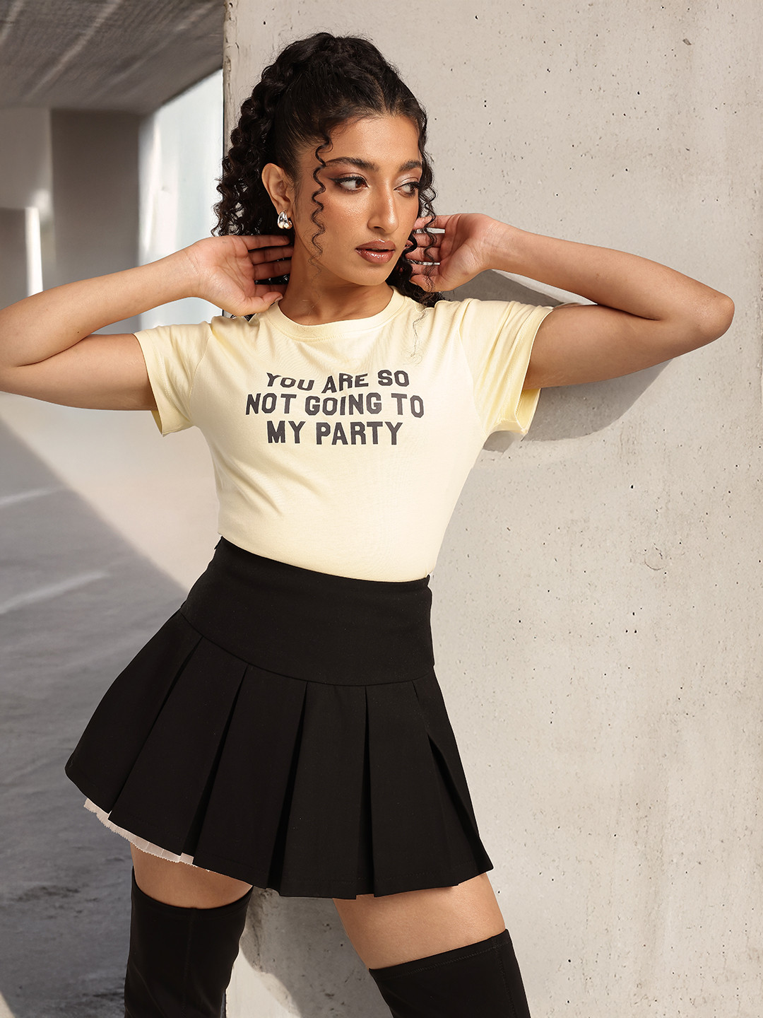 glitchez Street Style Attitude Printed T-shirt