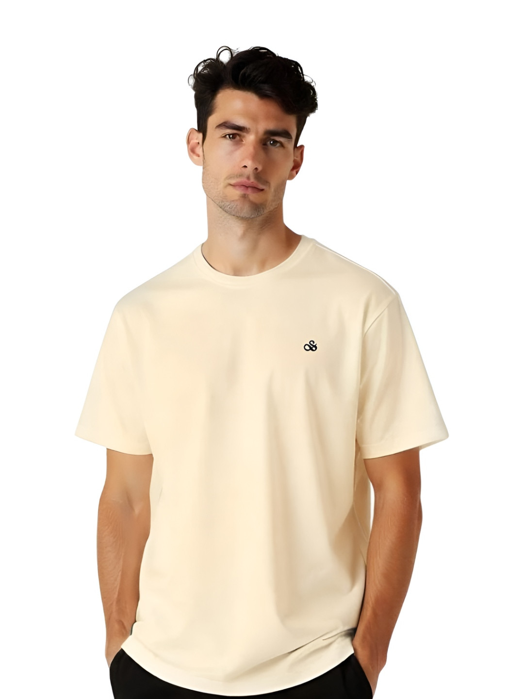 SUN 'N' SUMMER Men Cotton Round Neck T-shirt