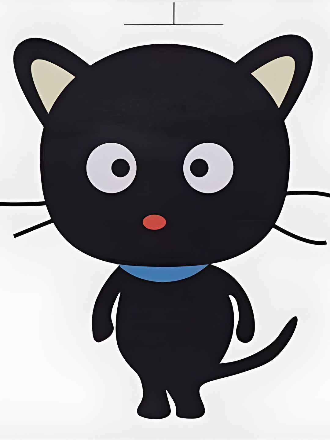 INDIAN ROYALS Black Cat Printed Self-Adhesive & Durable Wall Sticker