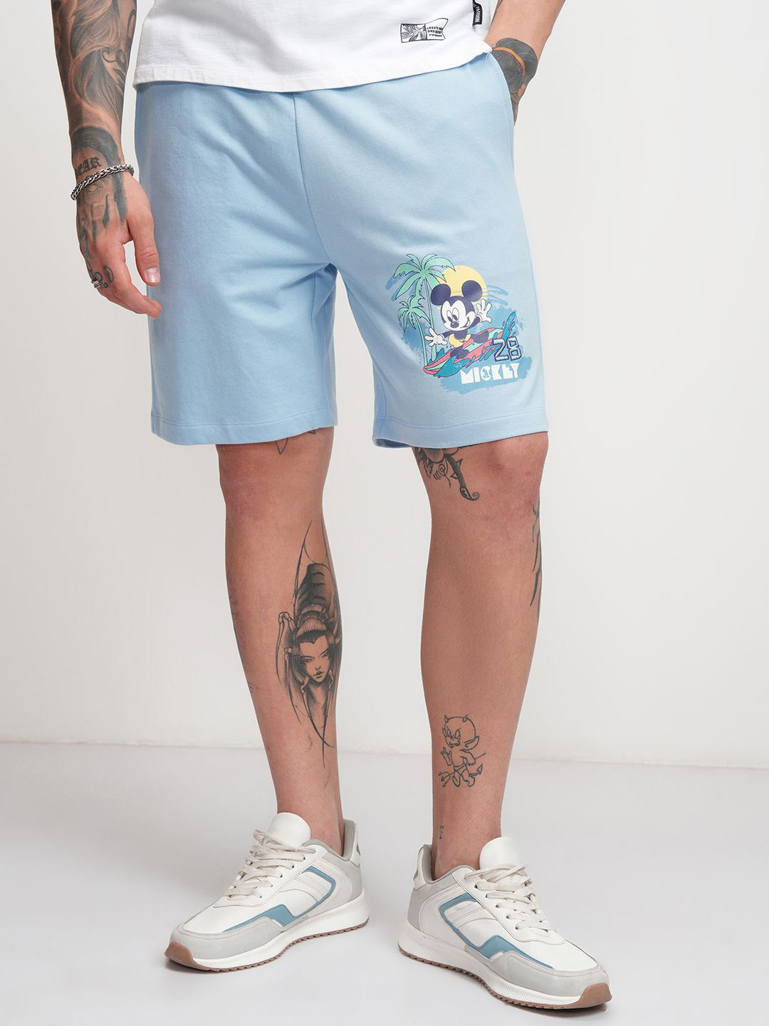 HIGHLANDER Men Printed Mickey Mouse Shorts