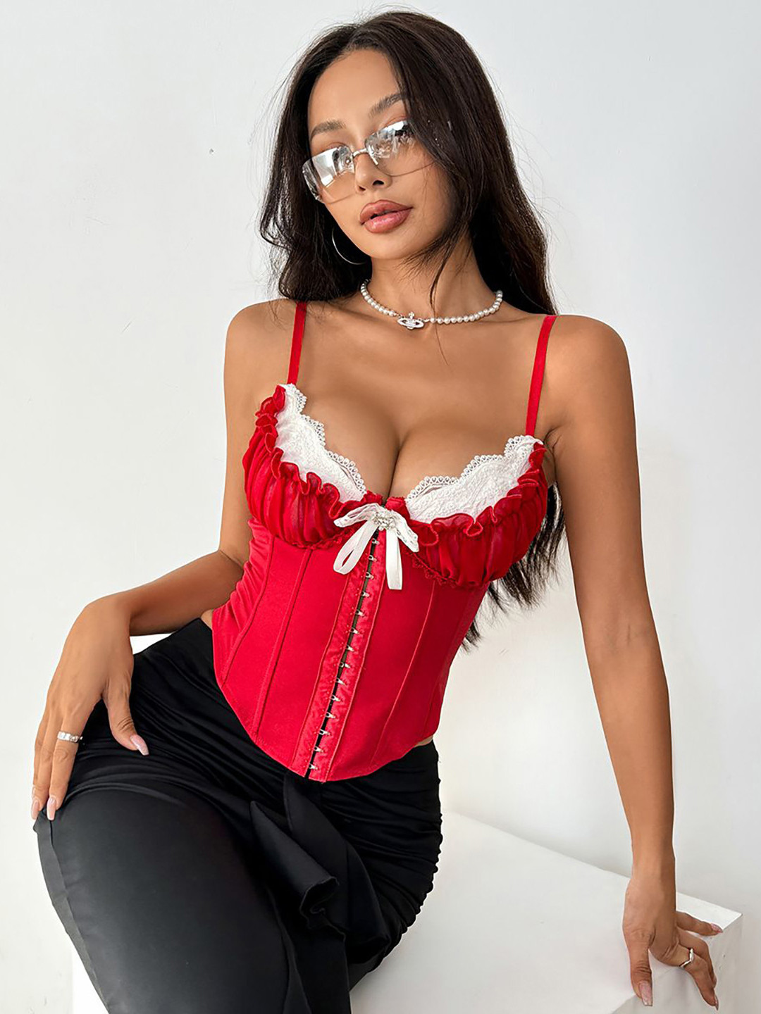 StyleCast x Revolte Women Shoulder Straps Tube Top