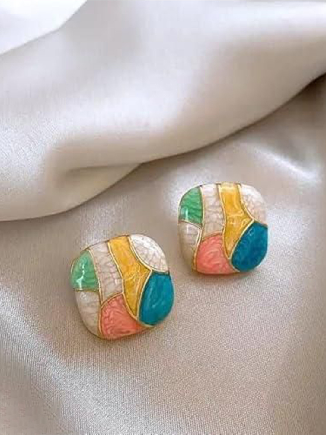 kazare Contemporary Half Hoop Earrings