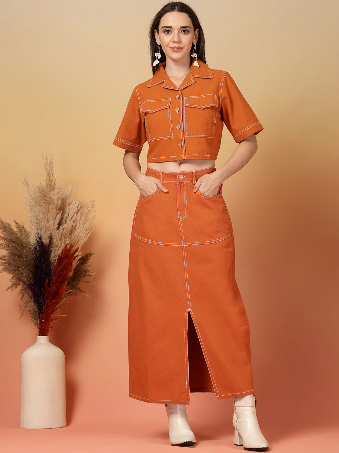 plusS Shirt With Skirt Co-Ords