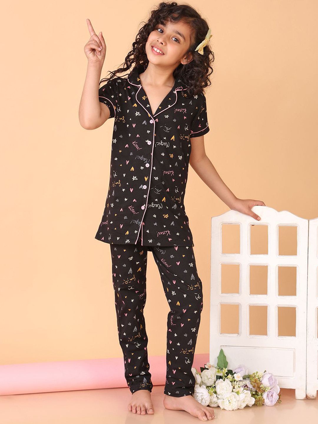 Bloem Girls Printed Night suit