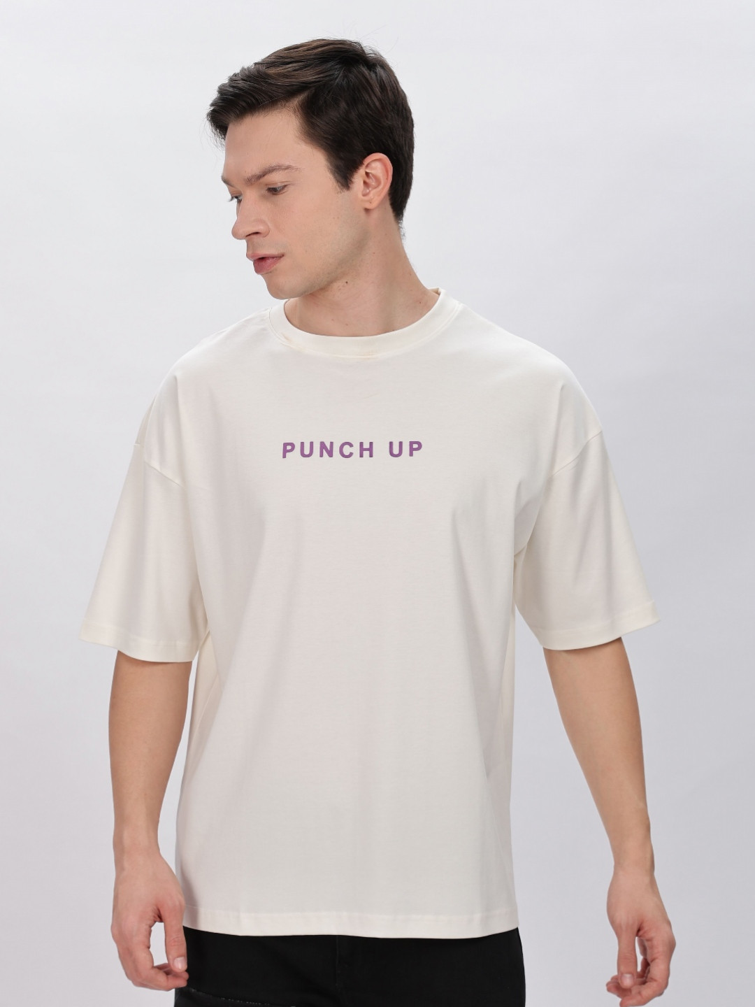 Sattired Men Supima Cotton Oversized Drop Shoulder T-shirt