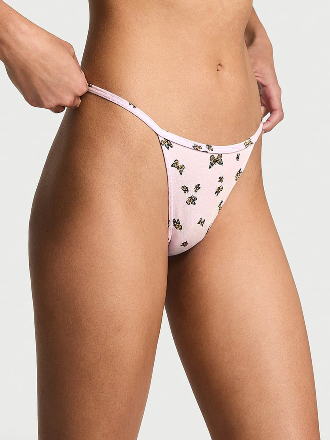 Victoria's Secret Women Printed Thong Briefs 1117345874NS