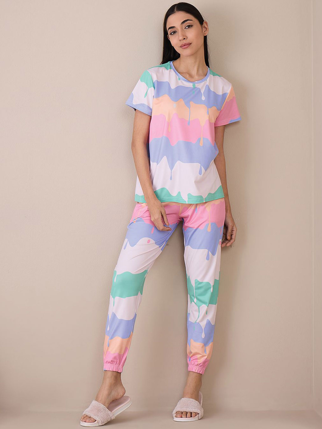 Sweet Dreams Women Printed Night suit