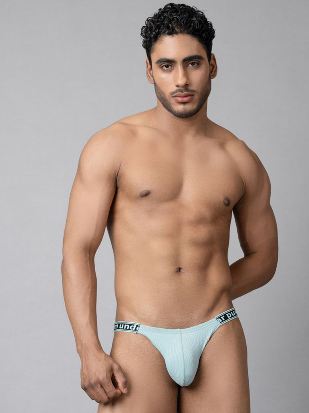PUMP CLUB Men Ribbed Side Cut Briefs