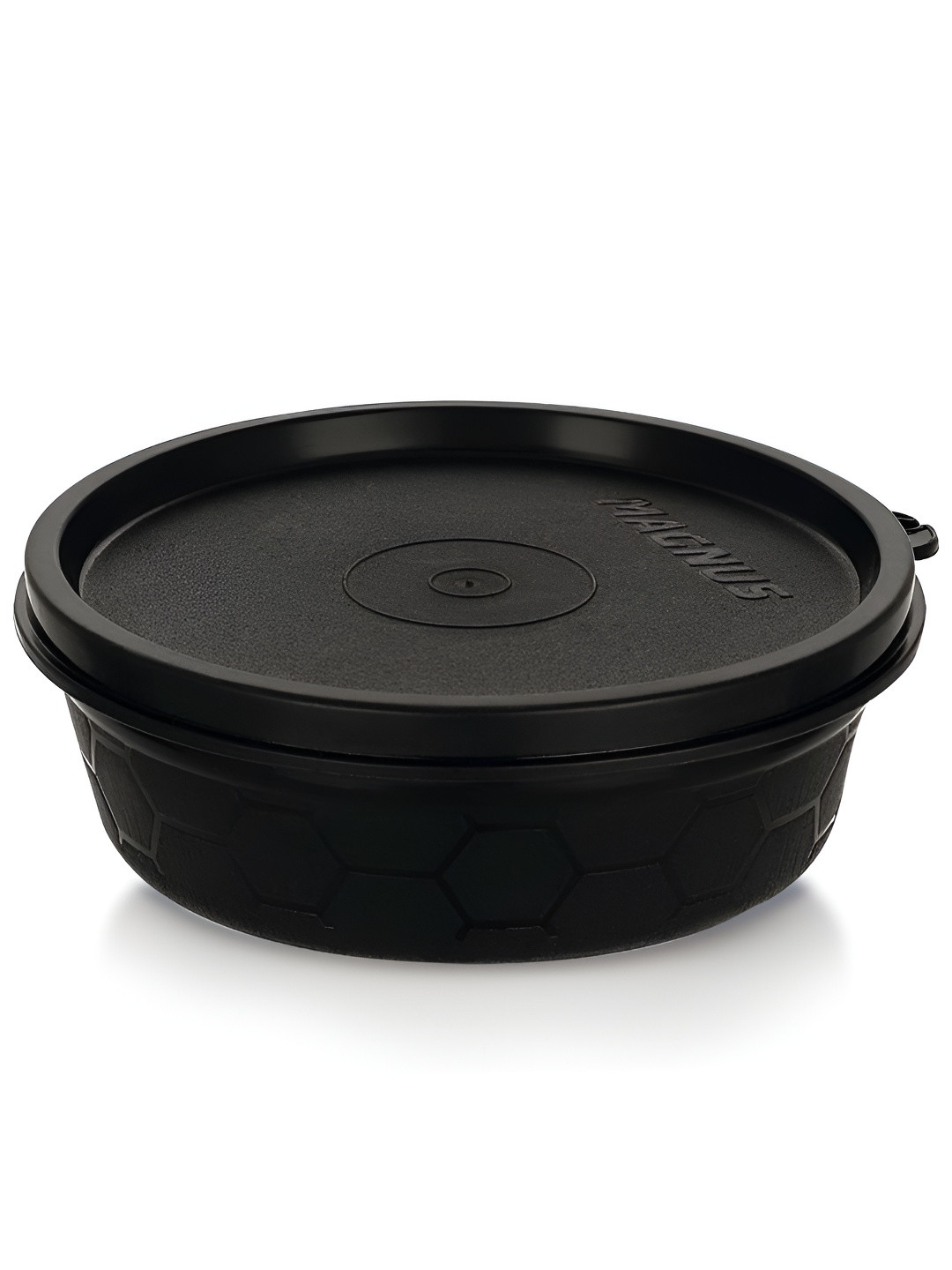 MAGNUS Kids Black Stainless Steel Microwave Safe Lunch Box - 230ML