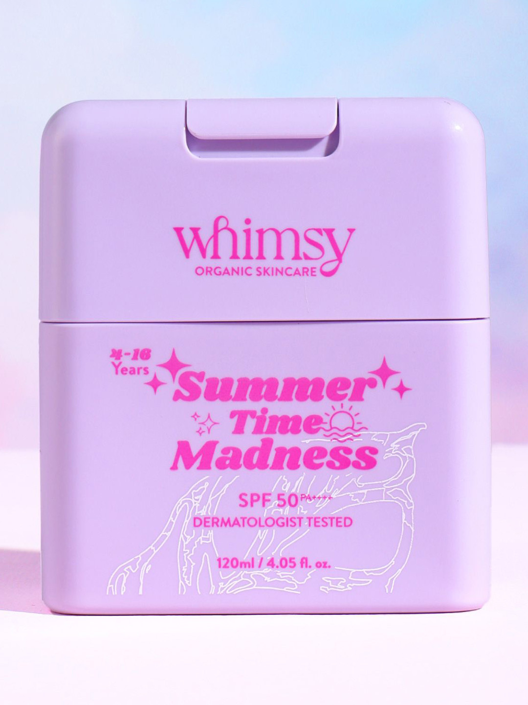 Whimsy Beauty Summer Time Madness SPF 50 PA++++ Sunscreen - 120 ml