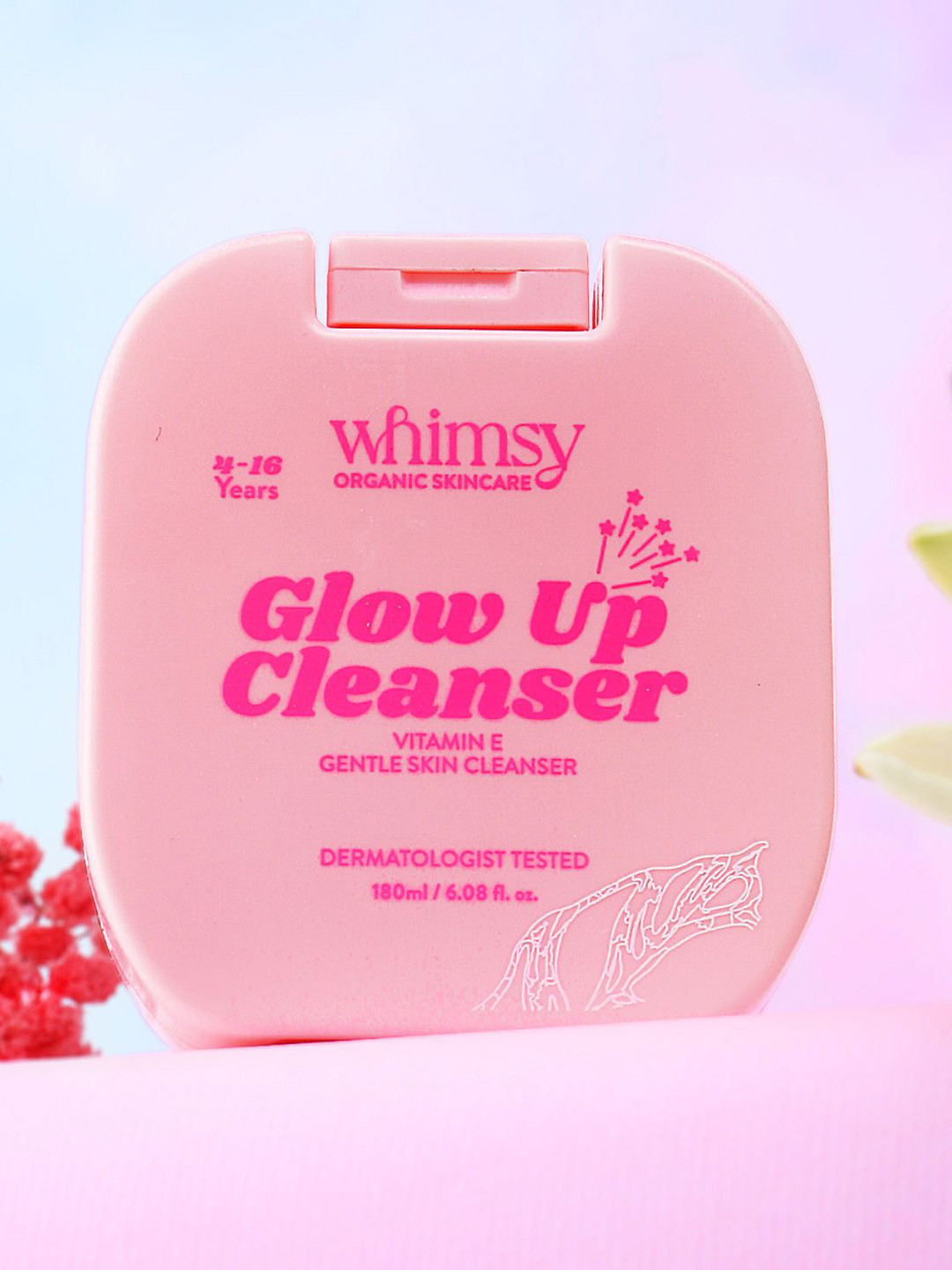 Whimsy Beauty Glow Up Cleanser Vitamin E Gentle Skin Cleanser - 180 ml