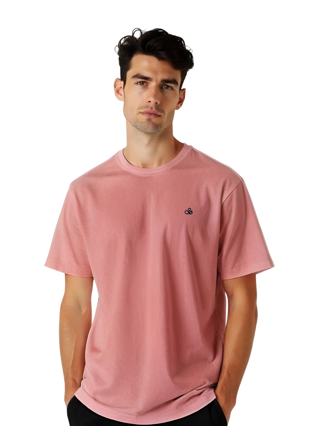 SUN 'N' SUMMER Men Solid Round Neck Regular Fit T-shirt