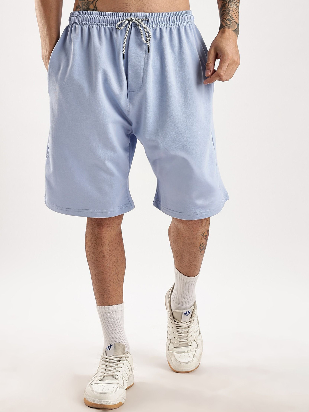 Aerio Men Pure Cotton Relax Fit Shorts