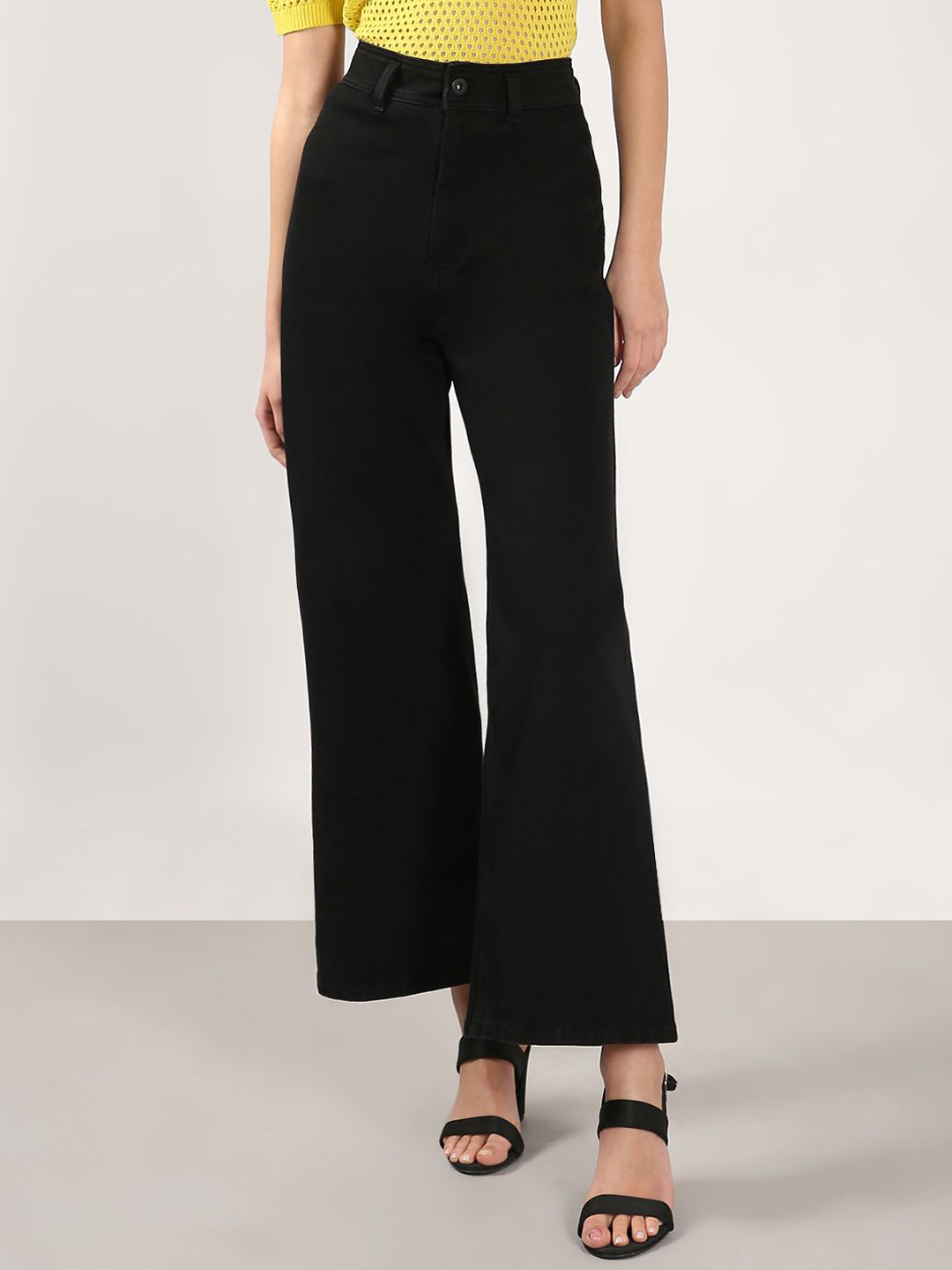 Vero Moda Women High-Rise Stretchable Bootcut Jeans