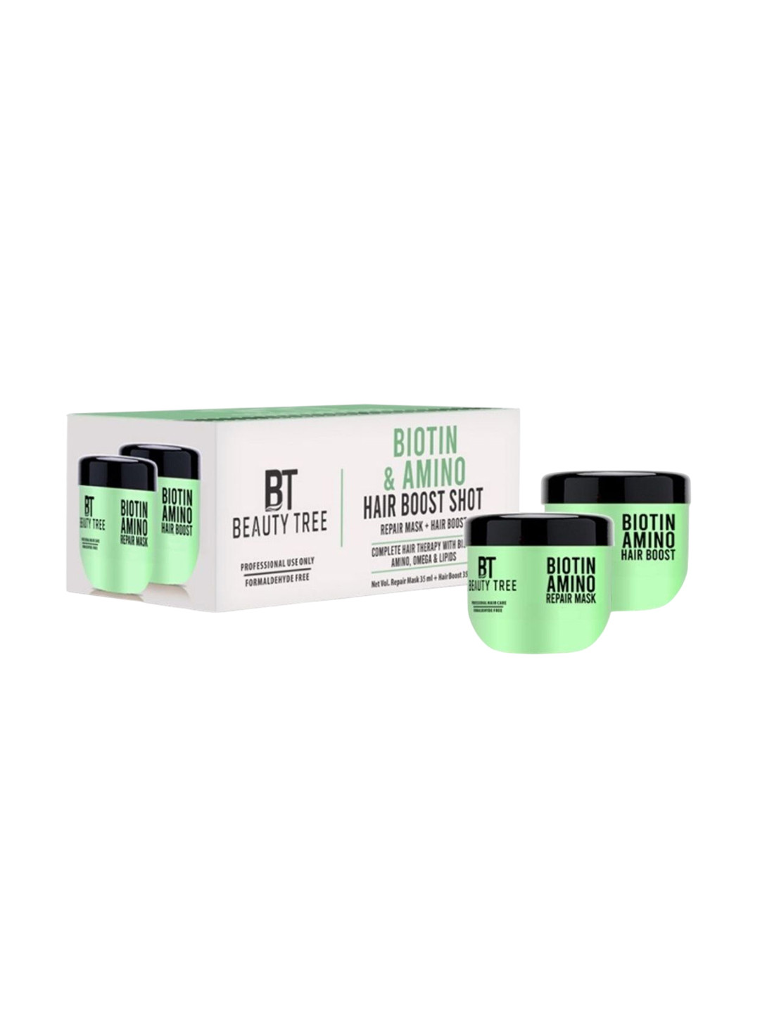 Beauty Tree Set Of 2 Biotin & Amino Hair Boost Shot & Repair Mask - 35 ml Each