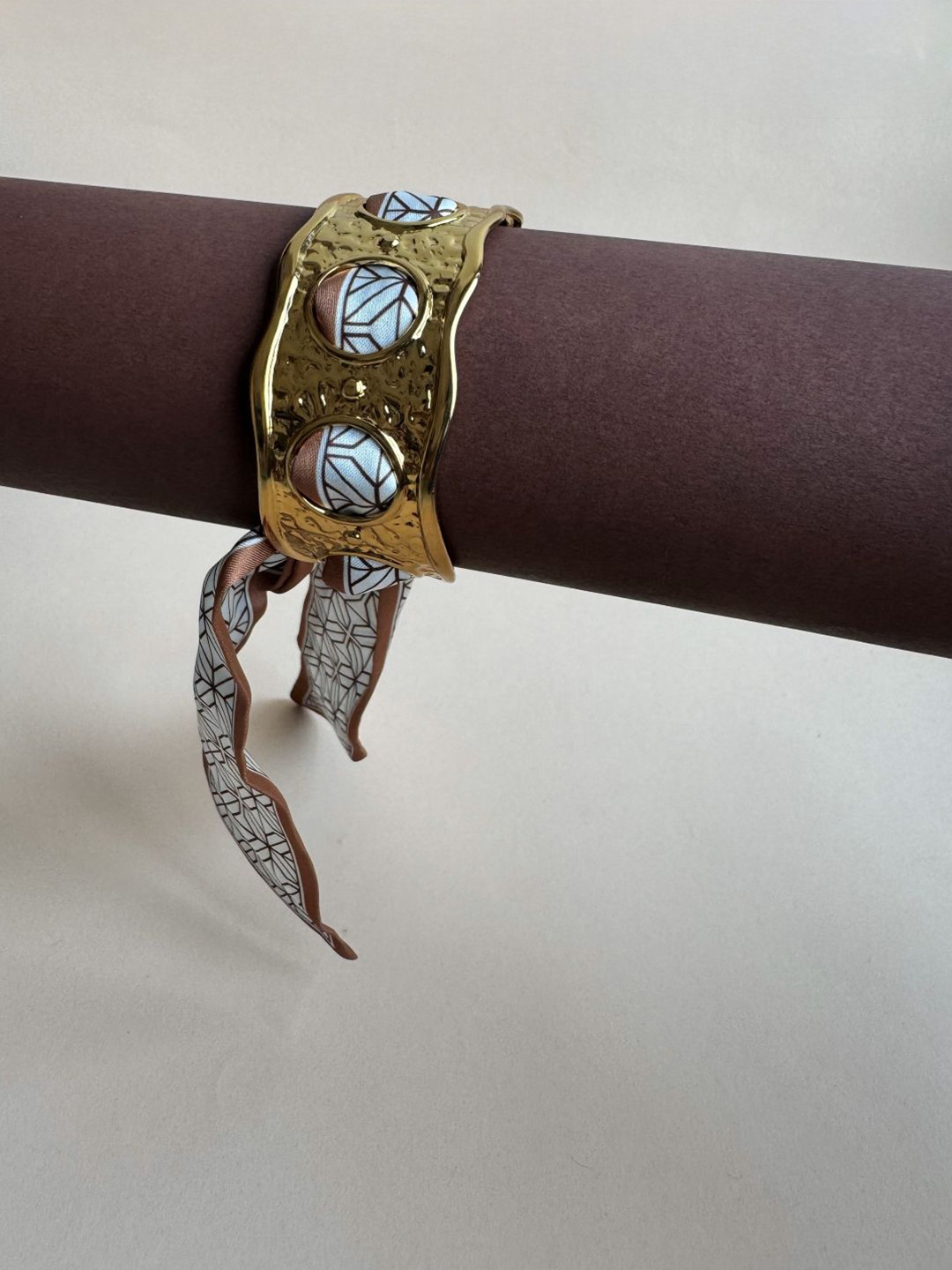 The Jewellery Tale Gold-Plated Cuff Bracelet