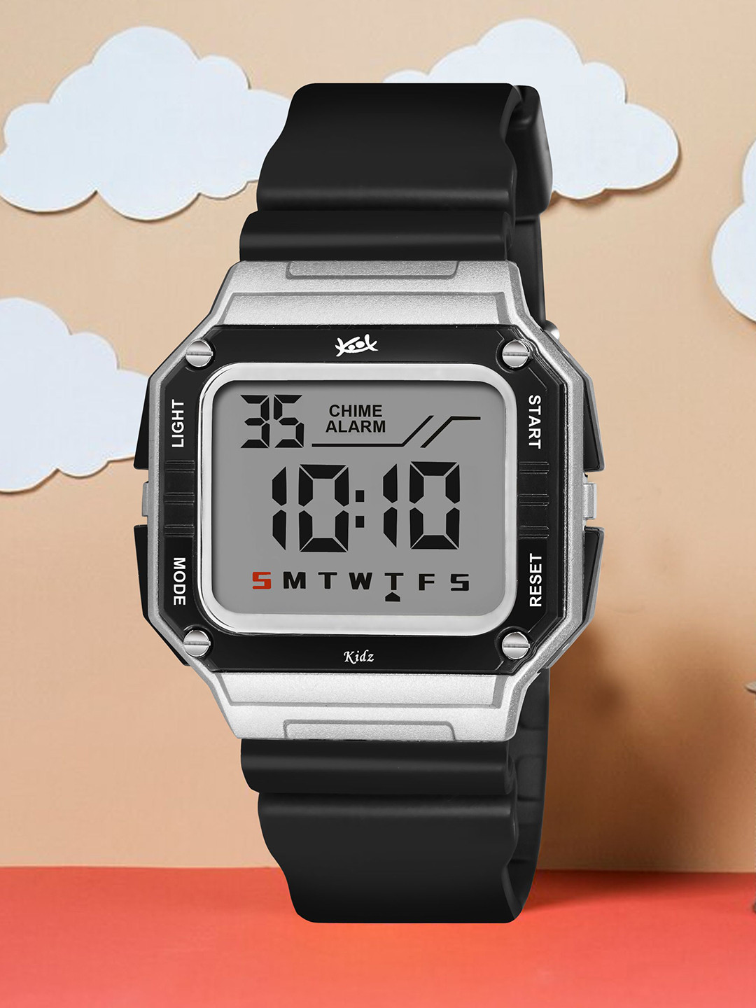 Kool Kidz Unisex Digital Watch KK 282 SL-Silver