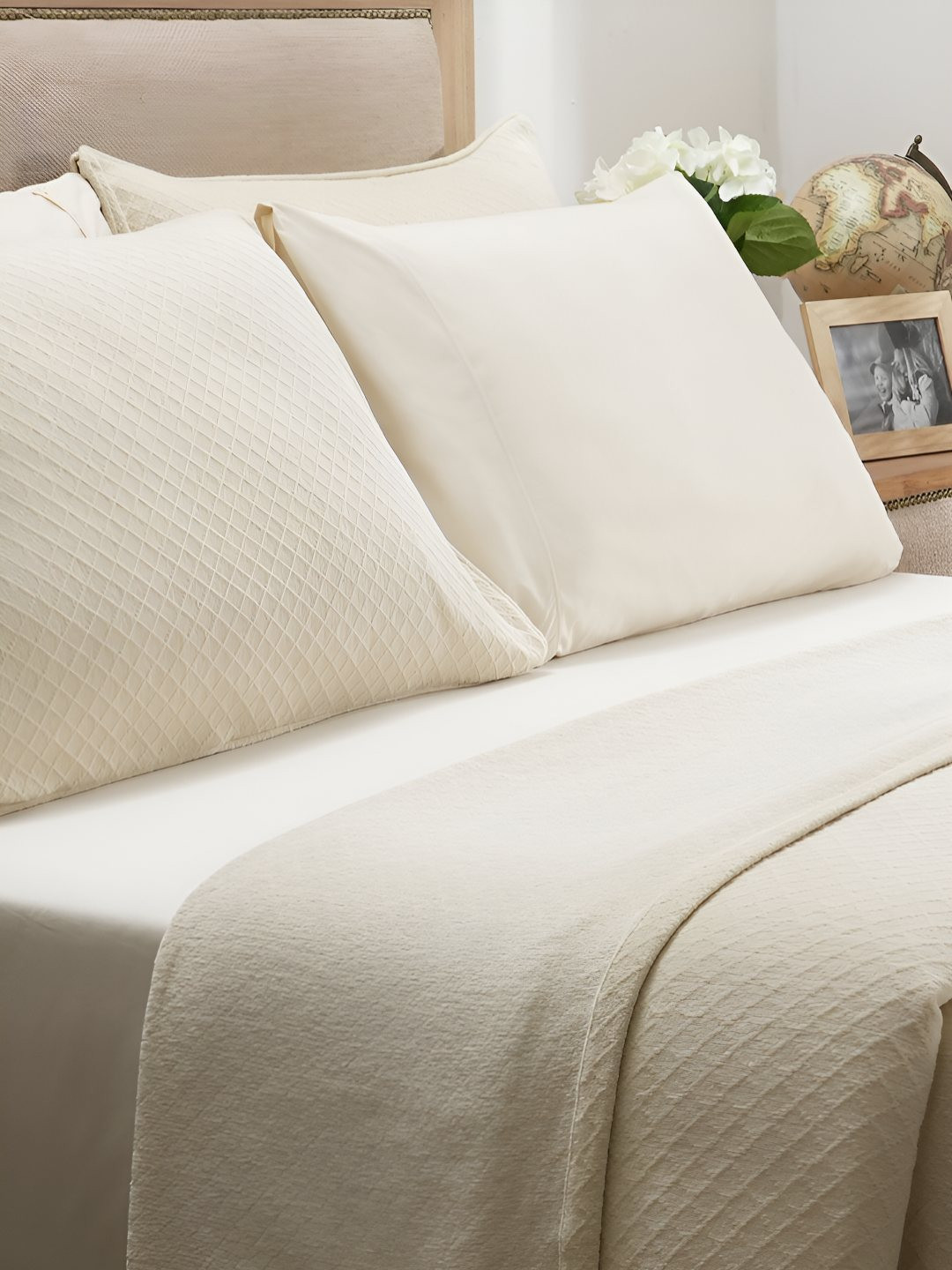 MASPAR Double Bed Cotton Bed Cover - Can Be Used as a Blanket & Bed Throw