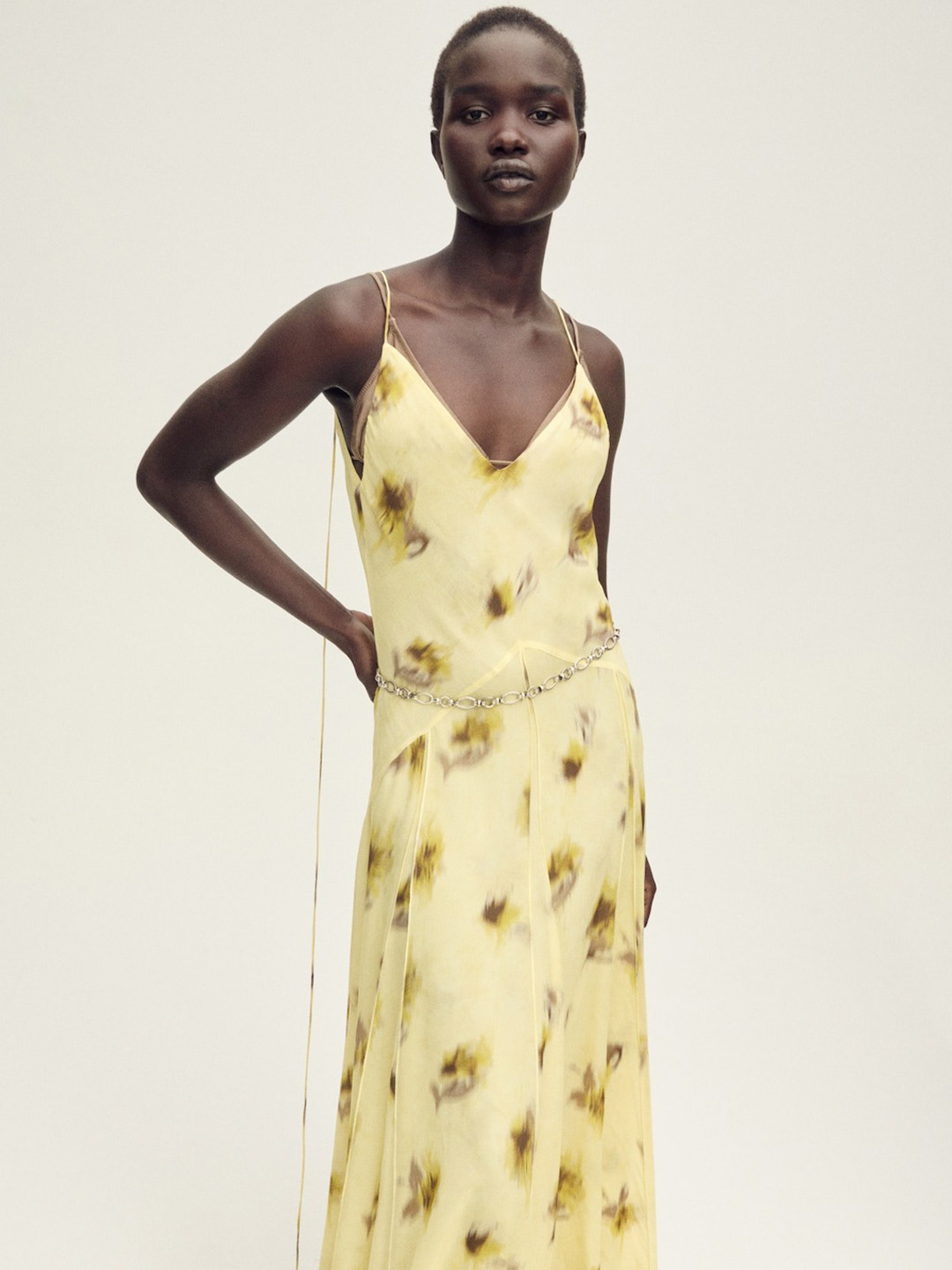 MANGO SELECTION Floral Printed Maxi Dress