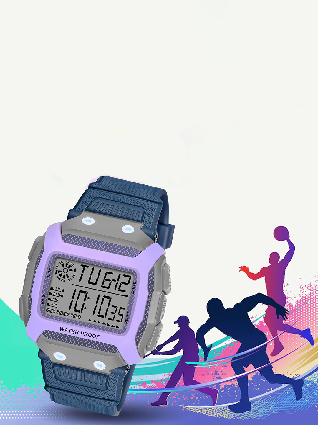Kool Kidz Kids Dial & Straps Digital Watch KK 287 BL