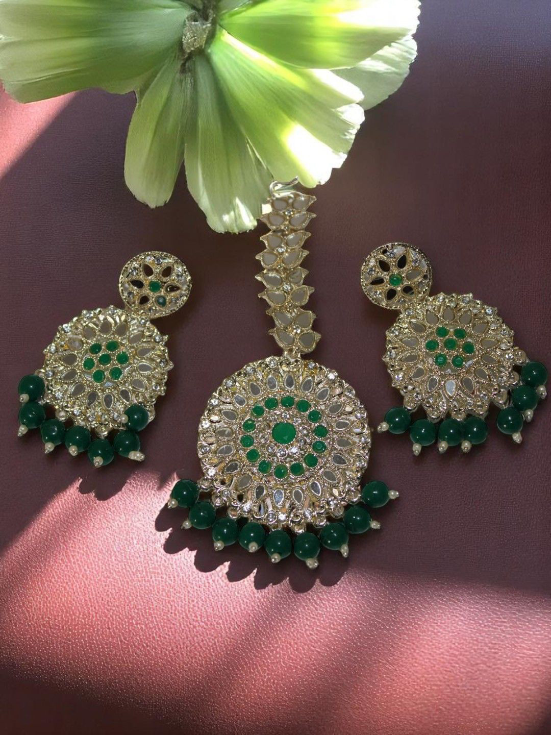 Jolly Faces Stones And Beads Jewellery Set