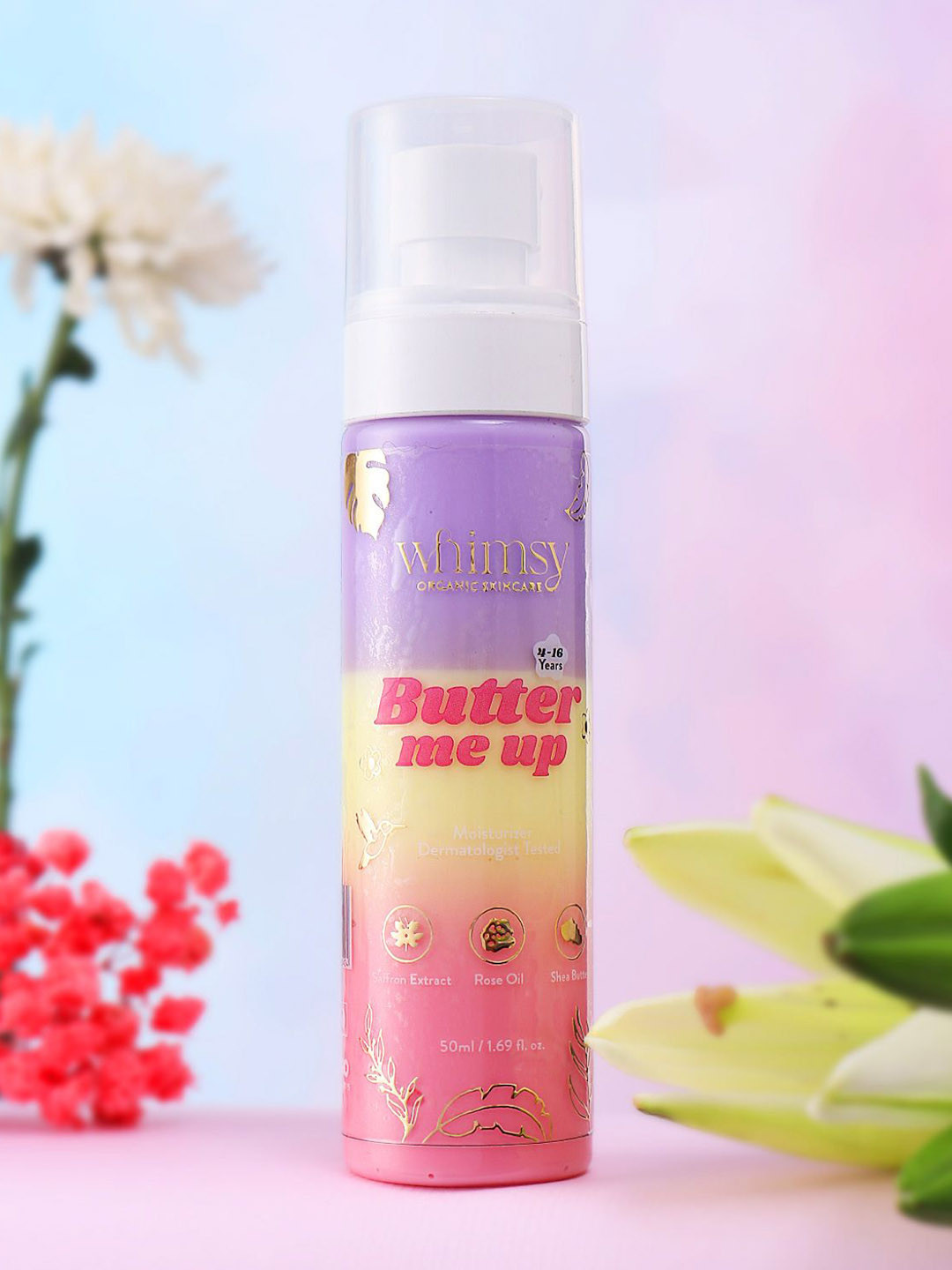 Whimsy Beauty Butter Me Up Face Moisturizer with Saffron & Shea Butter - 50 ml