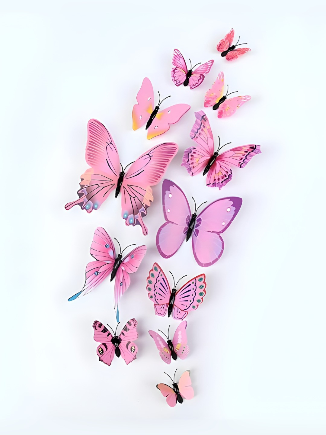 INDIAN ROYALS Pink 3D Magnet Self Adhesive Wall Sticker