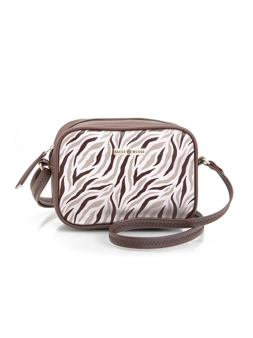 Sacci Mucci Animal Printed Handheld Bag