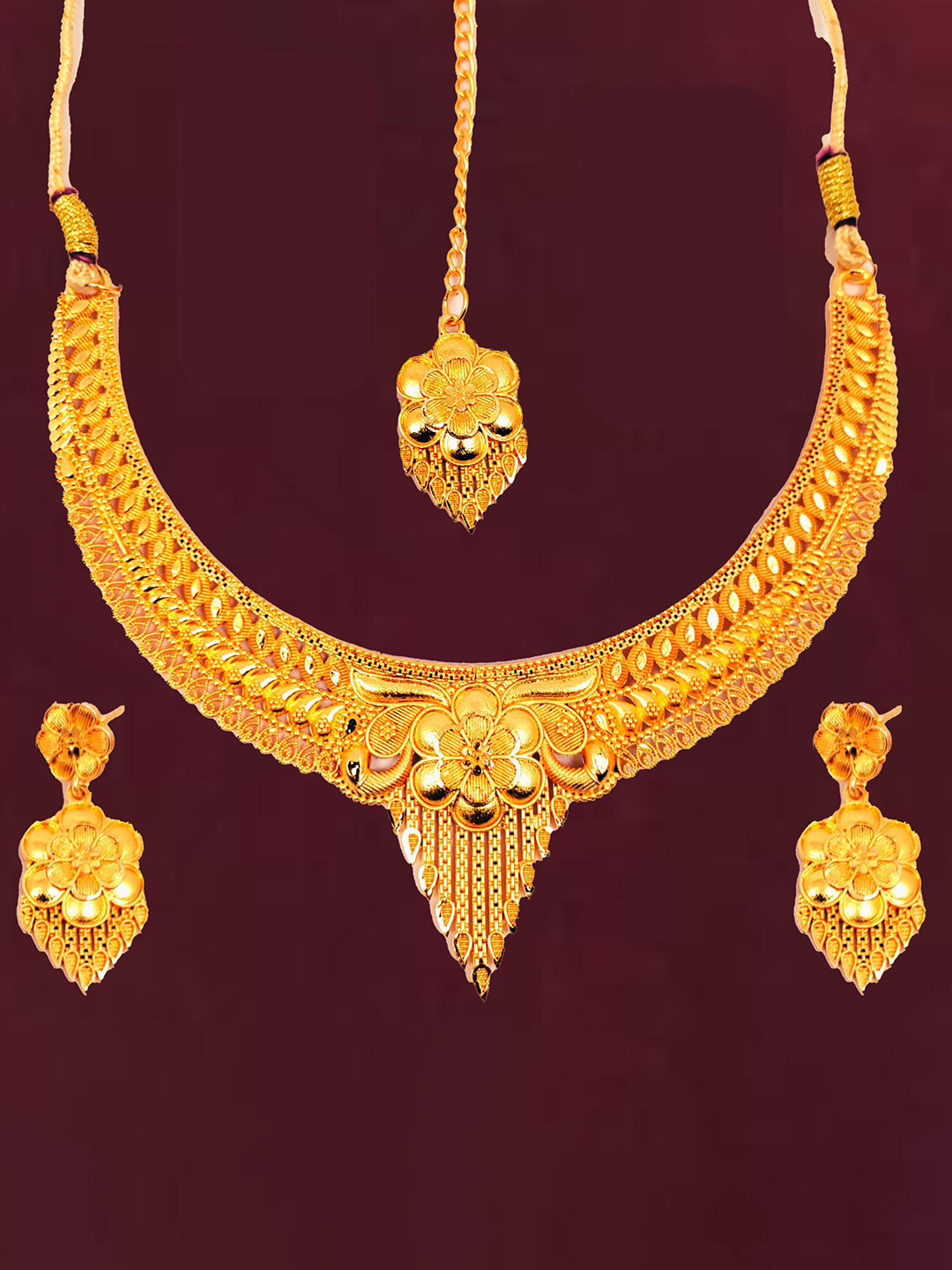 SDR Set Of 2 Gold-Plated Jewellery Set