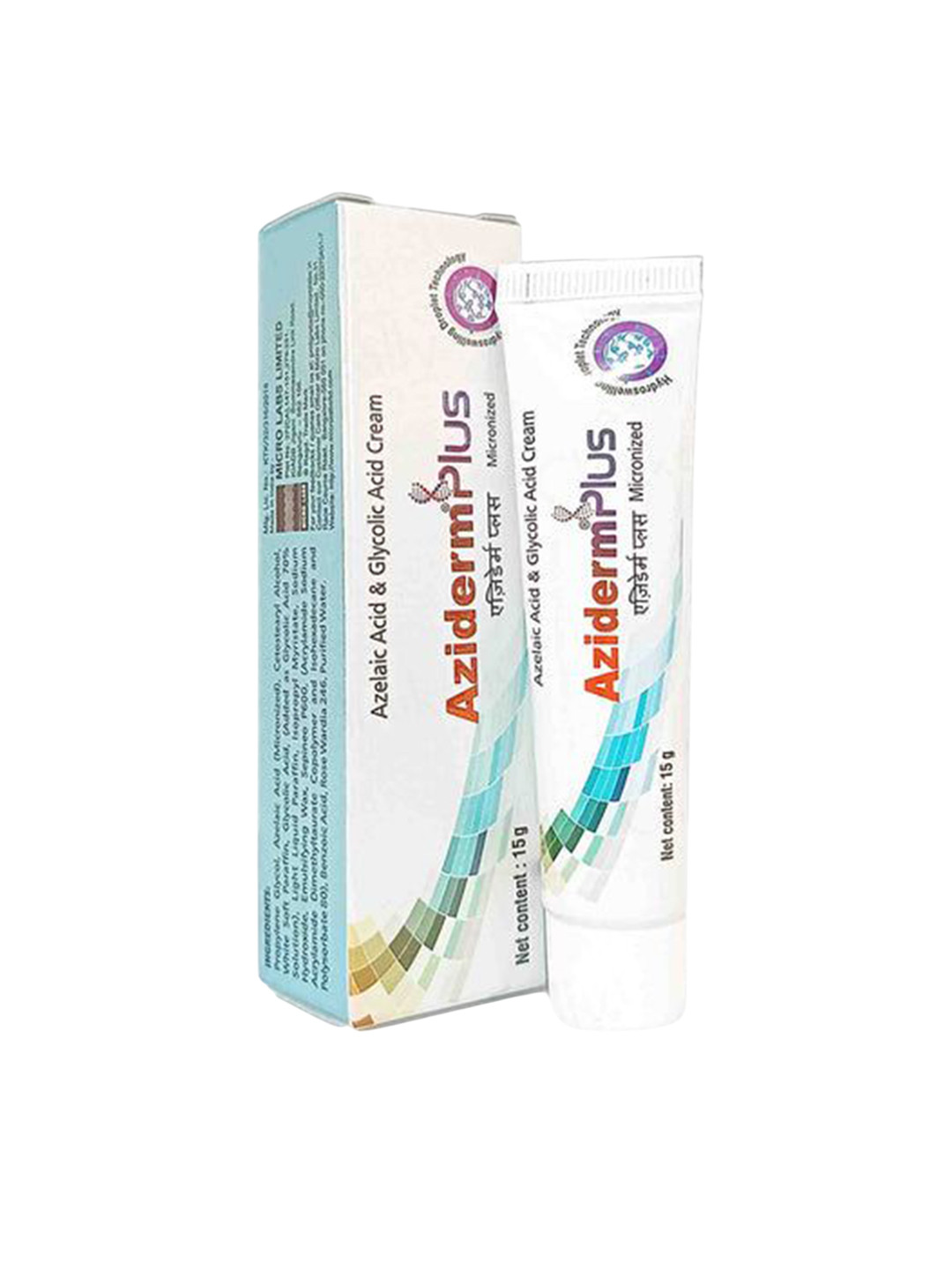 Aziderm Azelaic Acid & Glycolic Acid Cream For Acne - 15 g