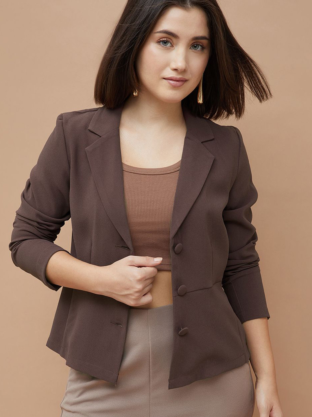 CODE by Lifestyle Lapel Collar Long Sleeves Tailored Jacket